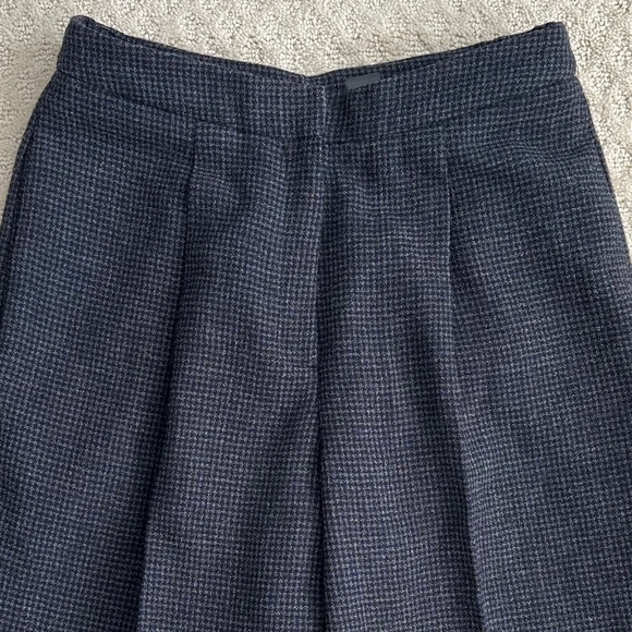 Liz Claiborne 100% Wool Pleated Tweed Trousers/Pants 10 Classic Office Workwear - Picture 2 of 16